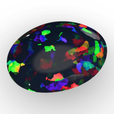 Black opal, Lightning Ridge, Australia